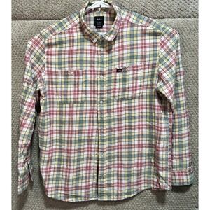 RVCA Regular Fit Multicolored Long Sleeve Button Down Men's‎ Size XL